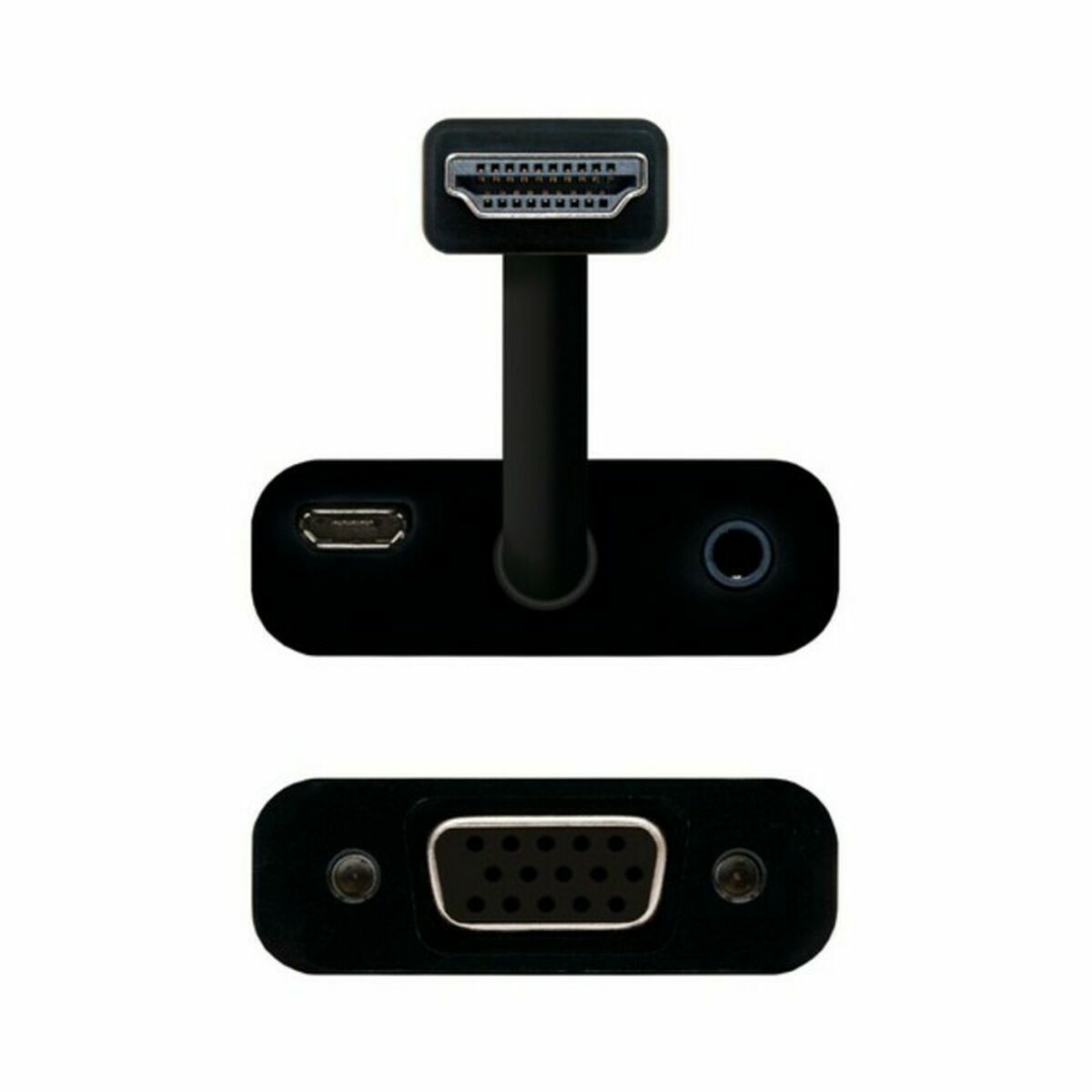 HDMI til SVGA med lydadapter NANOCABLE 10.16.2001-BK
